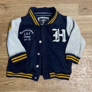 H&M 6-9 Month Letterman Jacket